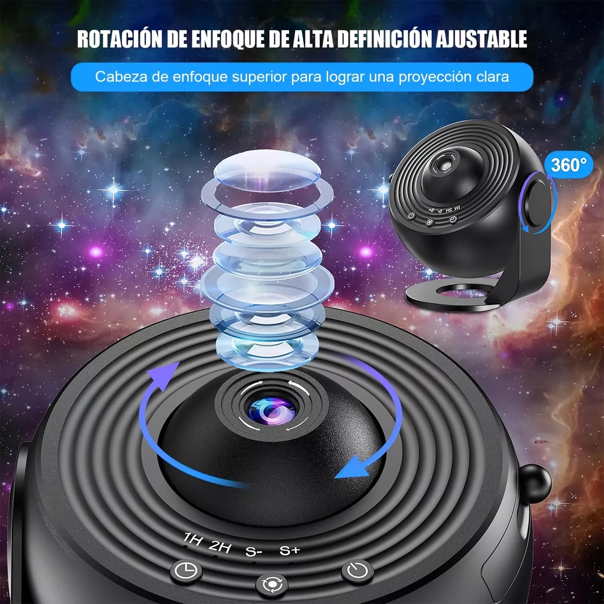Proyector De Estrellas Cielo Estrellado Luz Nocturna 12 En 1.