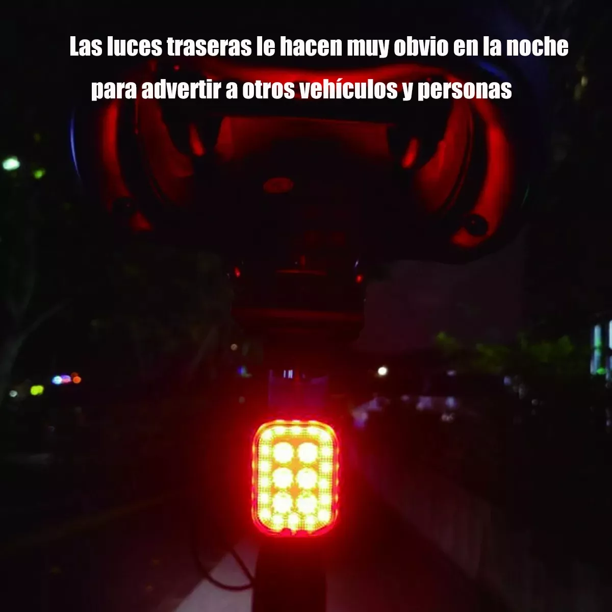 Luces Delanteras Y Traseras De Bicicleta Recargables Ip65 A.