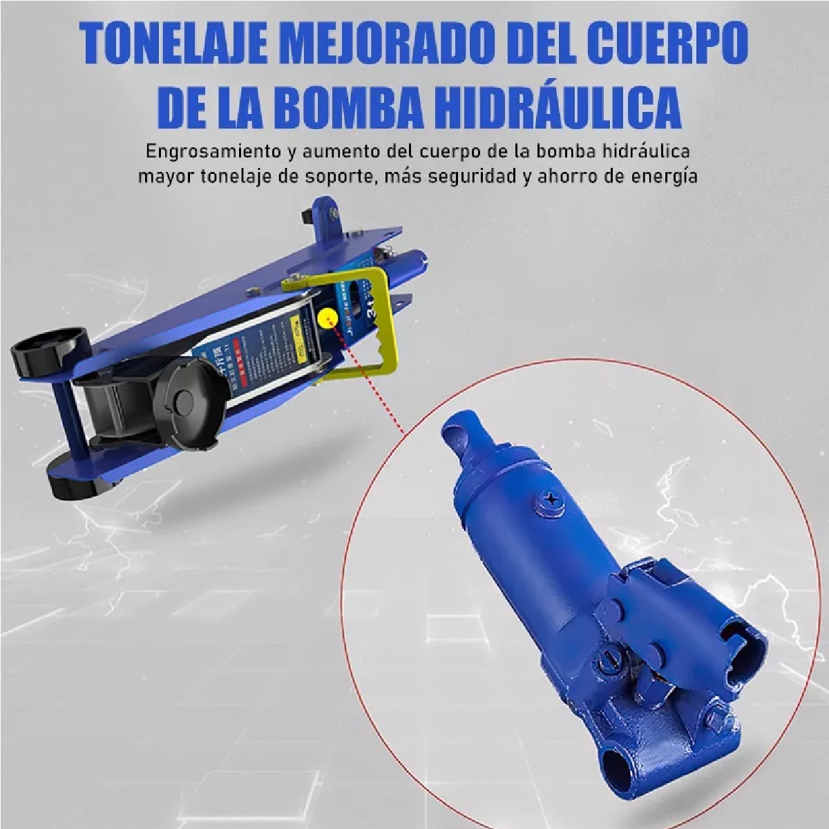 Gato Hidráulico Automotriz Portátil Tipo Gato De Patín, 2 T.