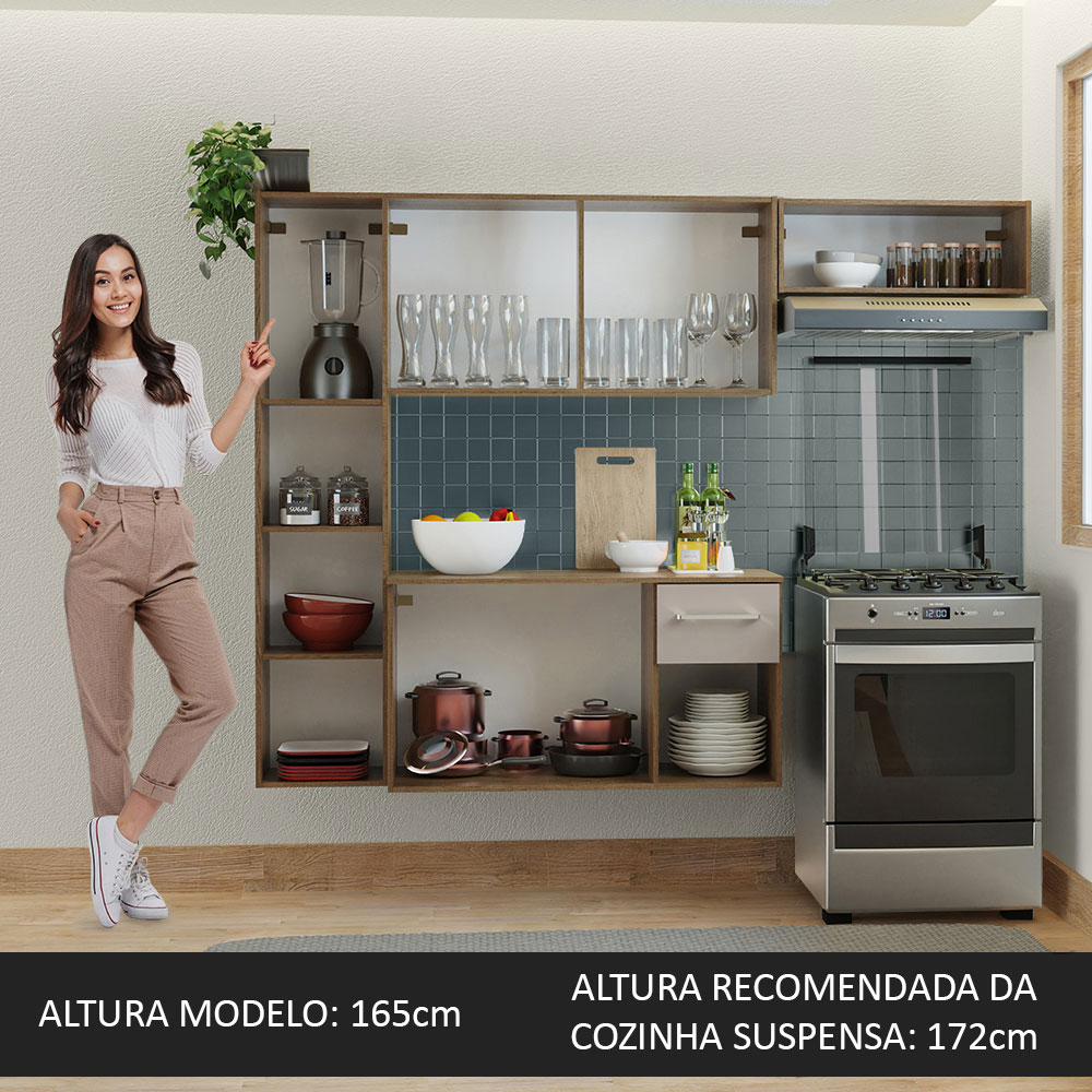 Cocina Integral Completa Modular Madesa Easy 180cm MC.