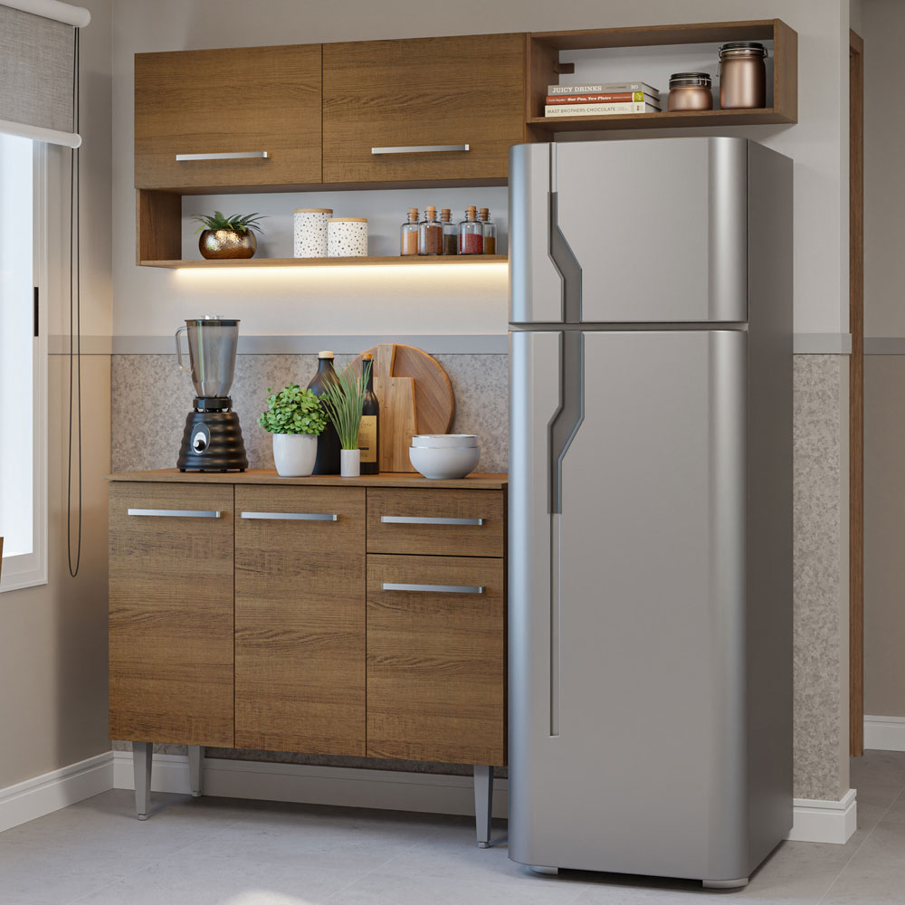 Cocina Integral Completa Modular Madesa Emilly 165cm MM.