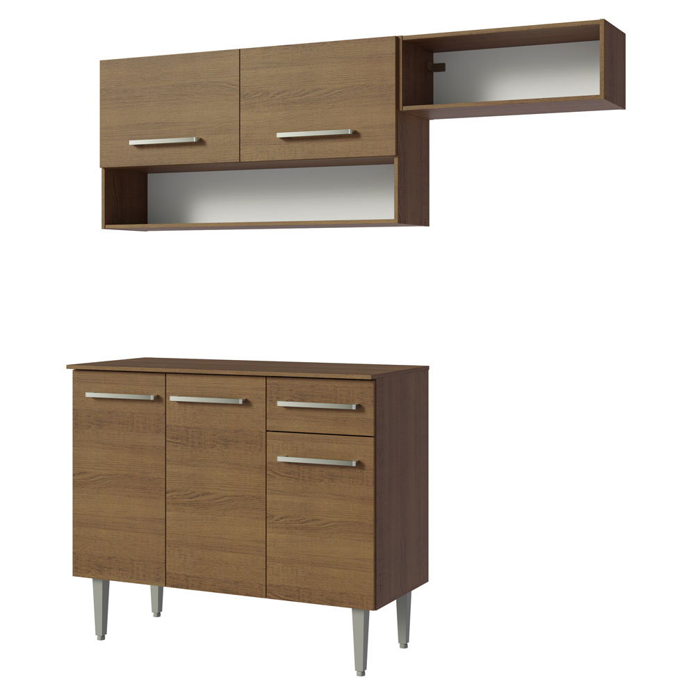 Cocina Integral Completa Modular Madesa Emilly 165cm MM.