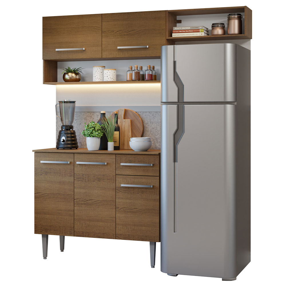 Cocina Integral Completa Modular Madesa Emilly 165cm MM.