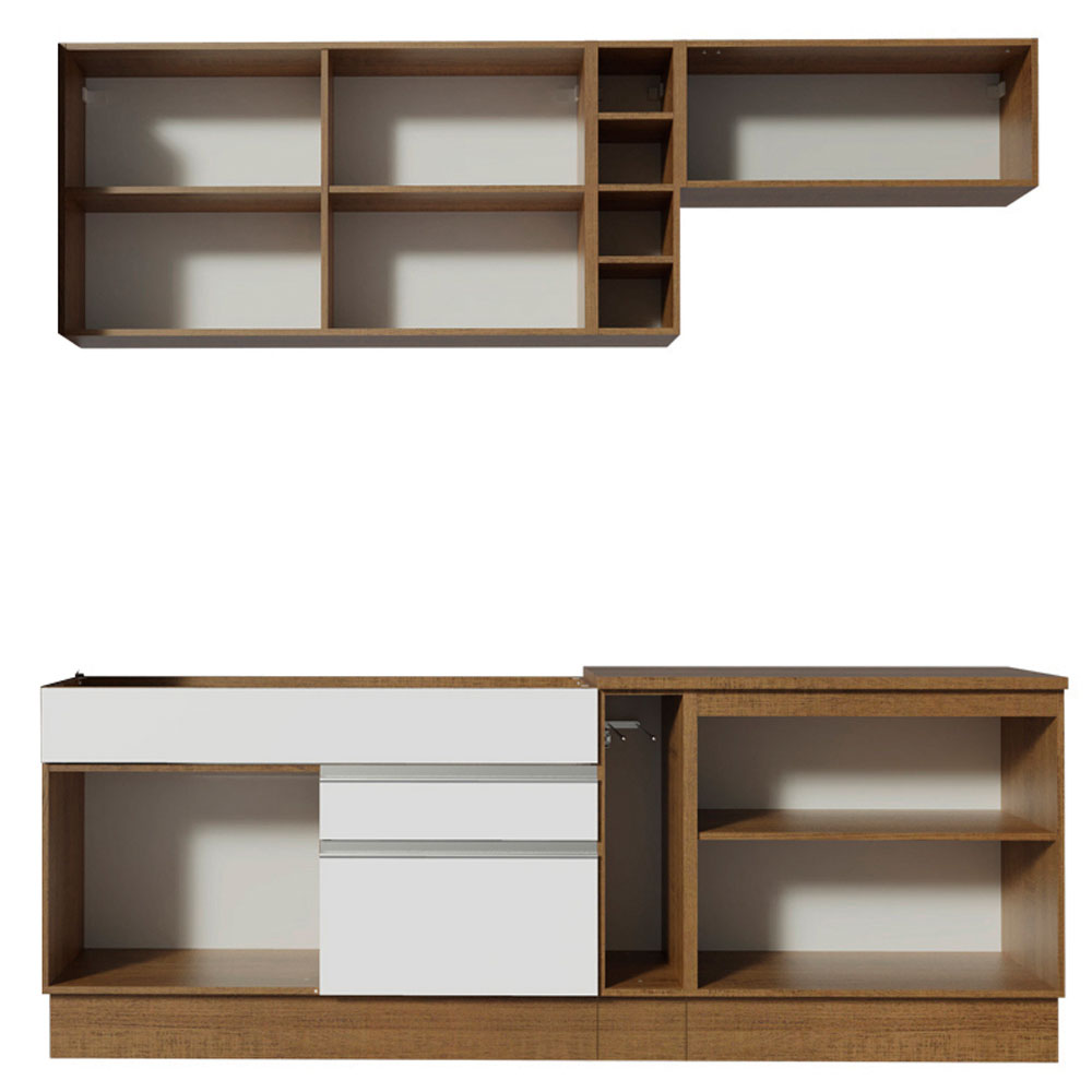 Cocina Integral Completa Modular Madesa Glamy 220cm BM.