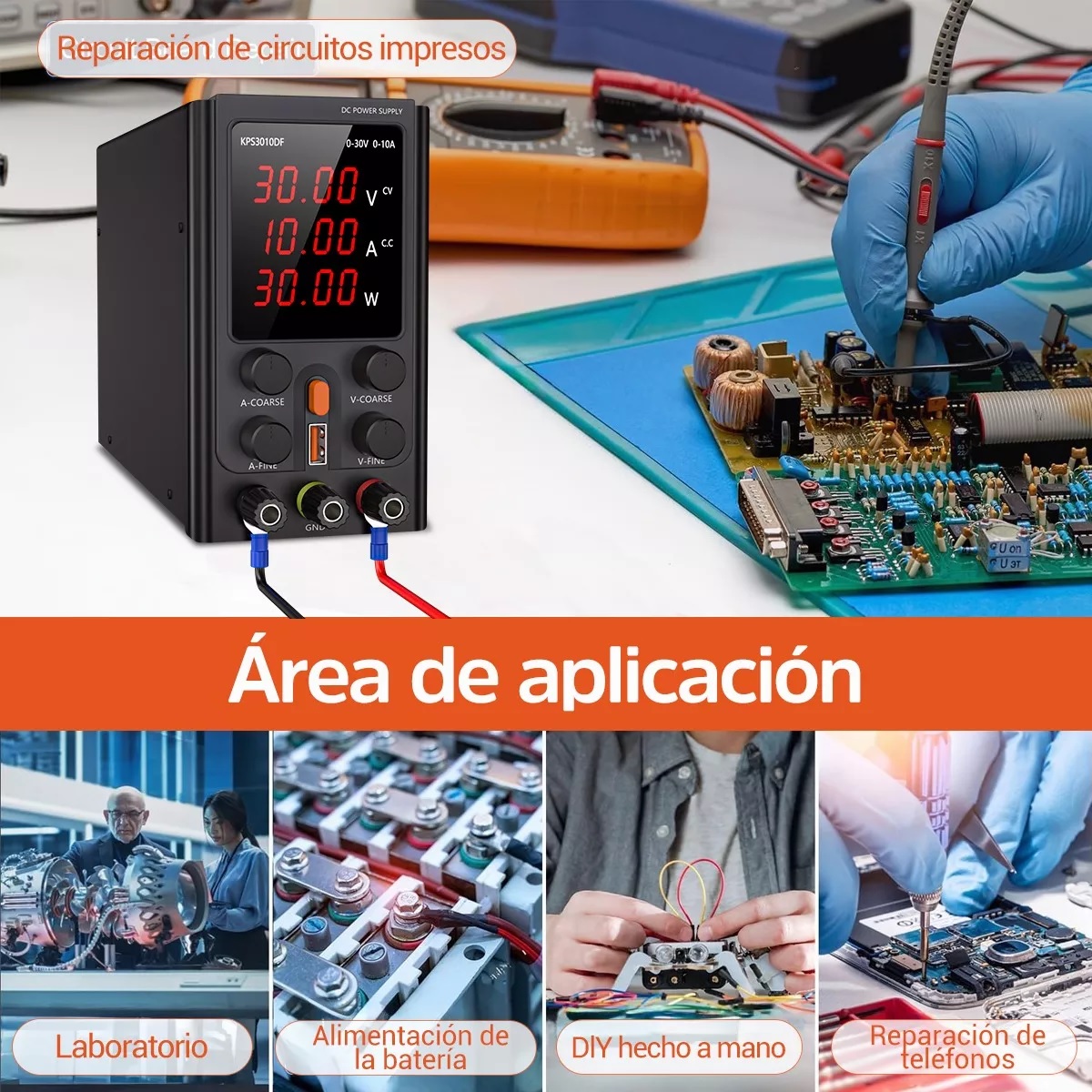 30v-10a 360w Fuente De Alimentación Regulable Laboratorio.