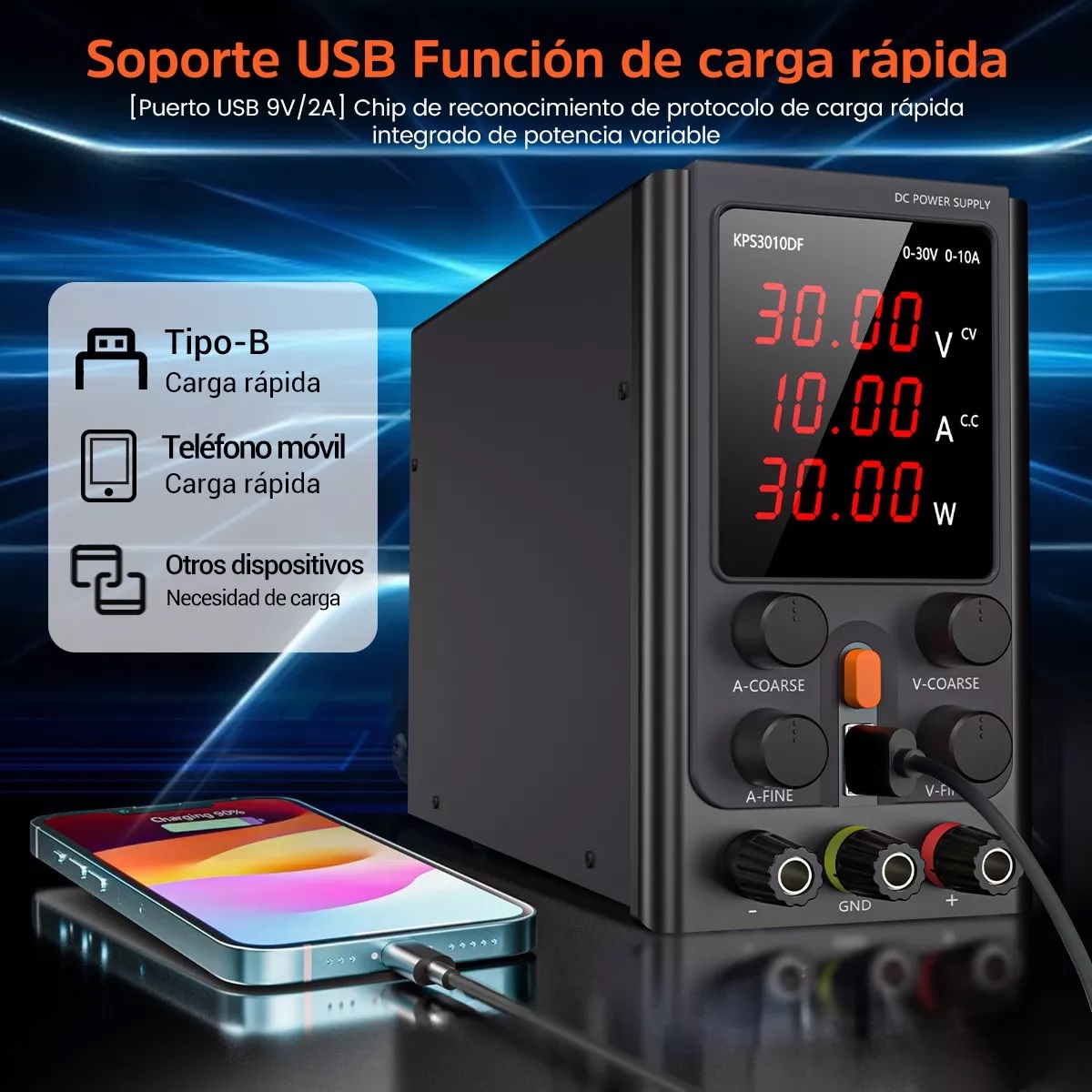 30v-10a 360w Fuente De Alimentación Regulable Laboratorio.
