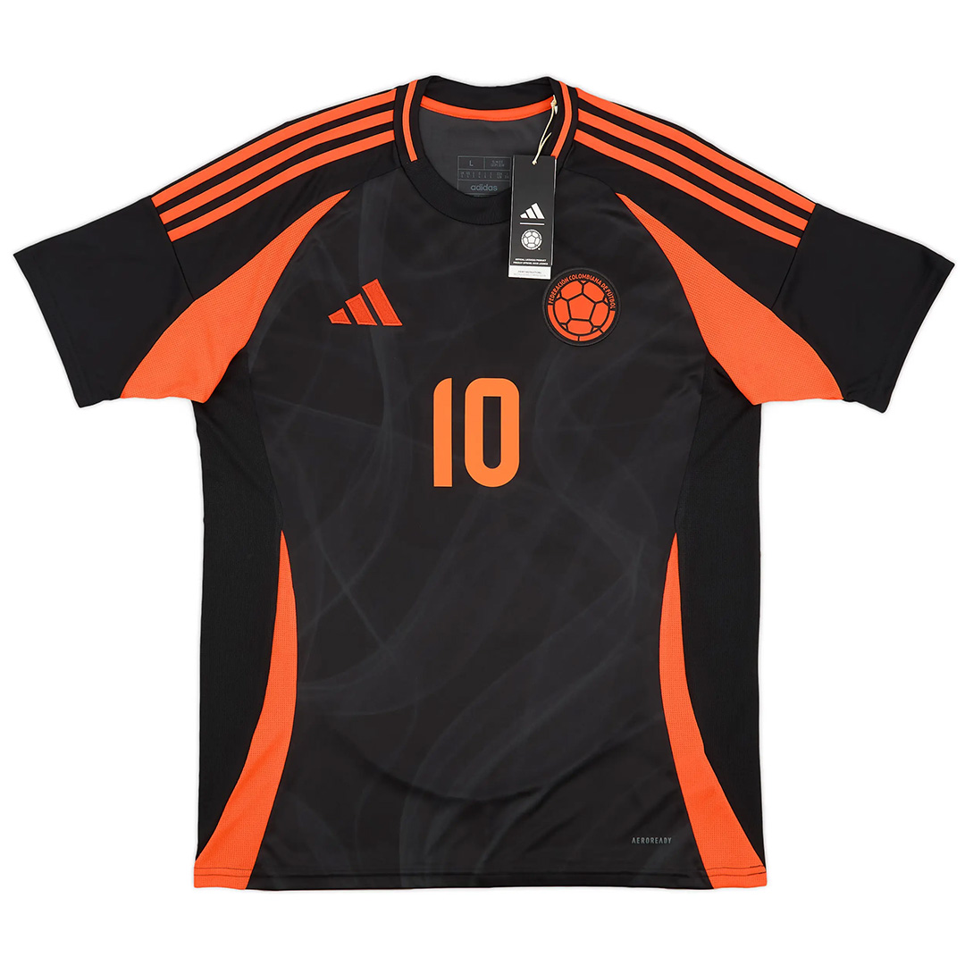 Nuevo! Jersey Colombia 2024/2025 Visita Negra James Rodriguez 10 Talla S 