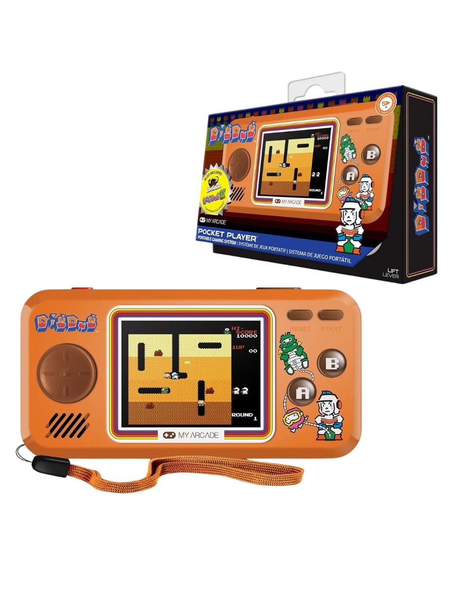 Consola My Arcade Dig Dug Pocket Player.