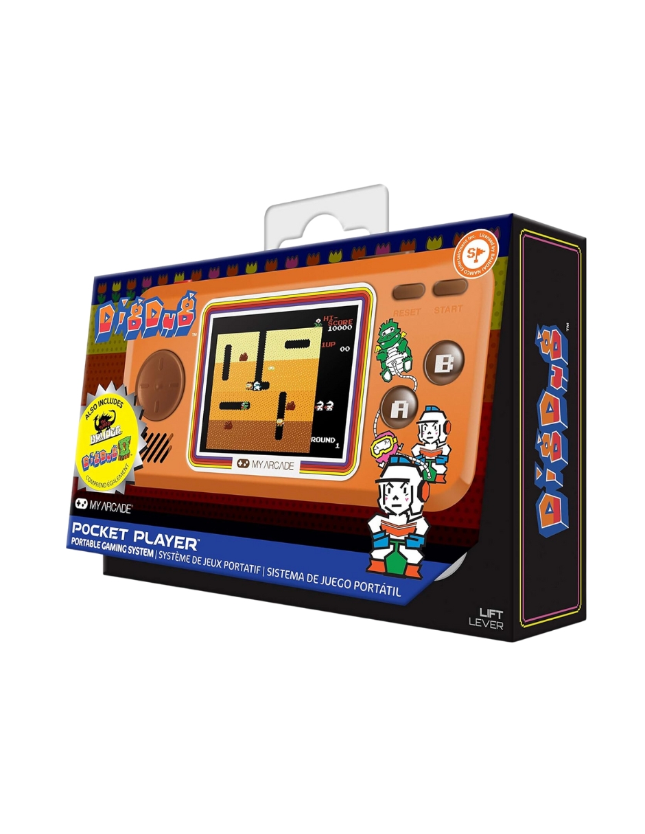 Consola My Arcade Dig Dug Pocket Player.