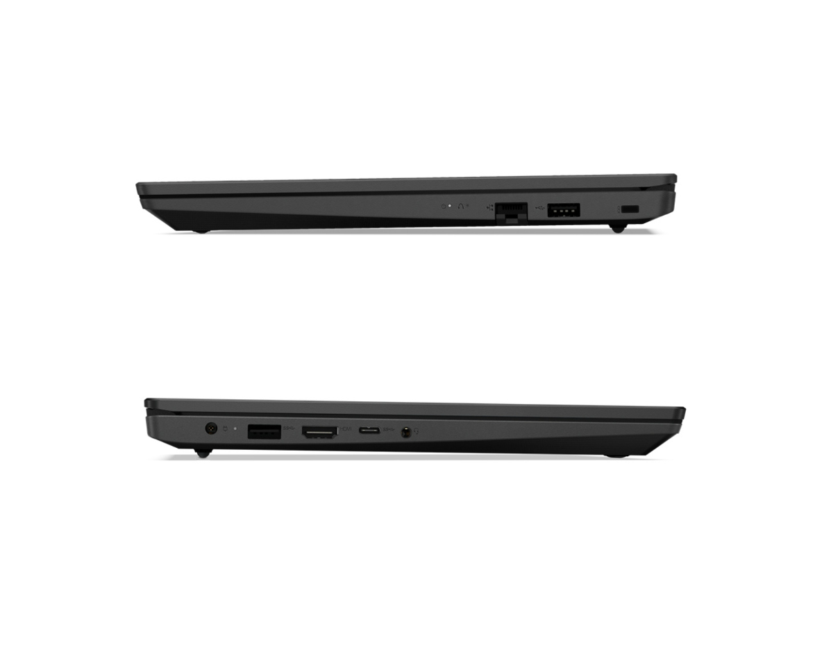 Laptop Lenovo V14 G2 IJL 14" HD, Intel Celeron, 8GB Ram, 128GB SSD M.2, Windows 11 Home 64-bit, Teclado en Español, Negro.