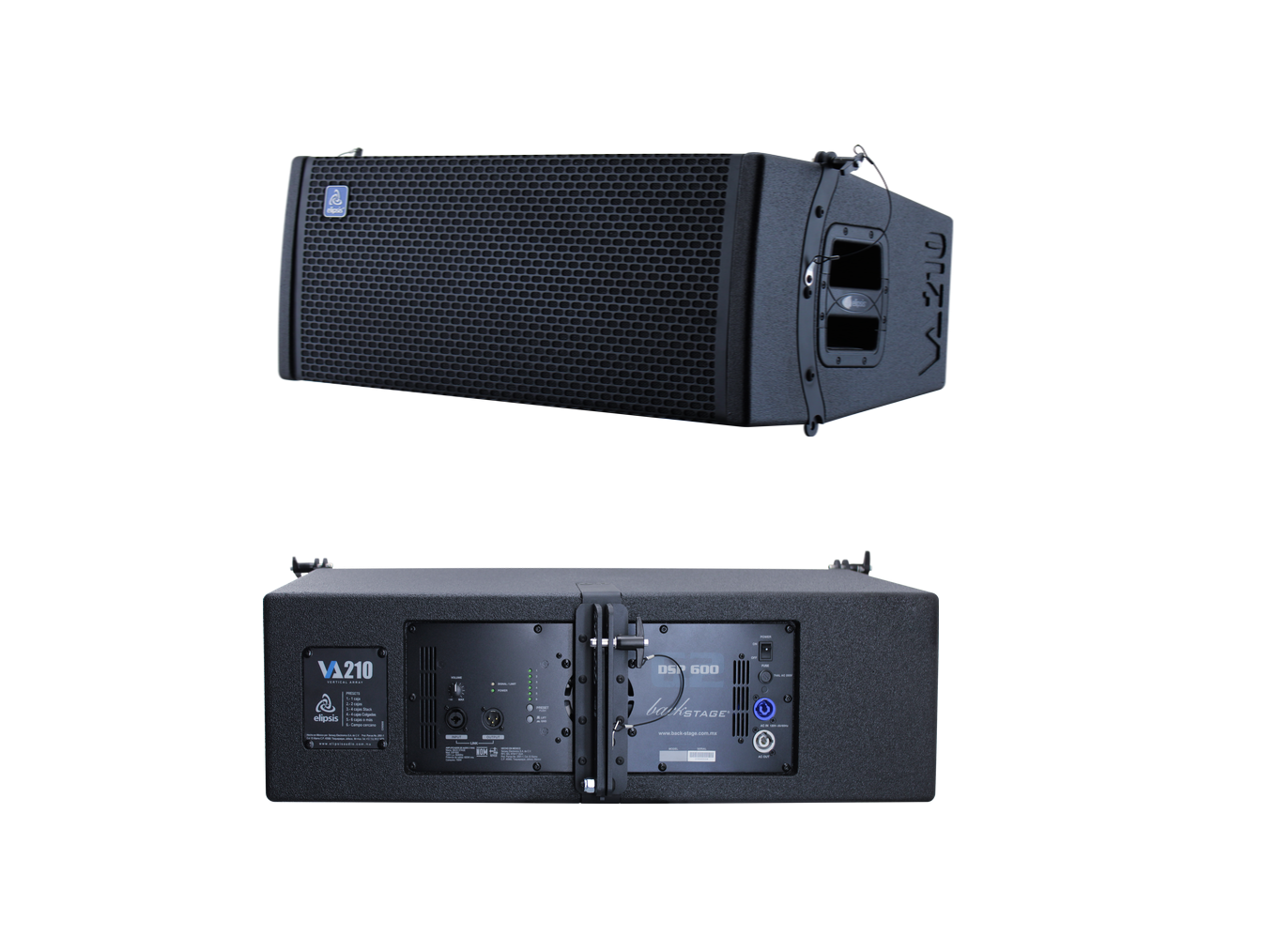 Caja Acústica Activa ELIPSIS VA-210A Para Arreglo Lineal.