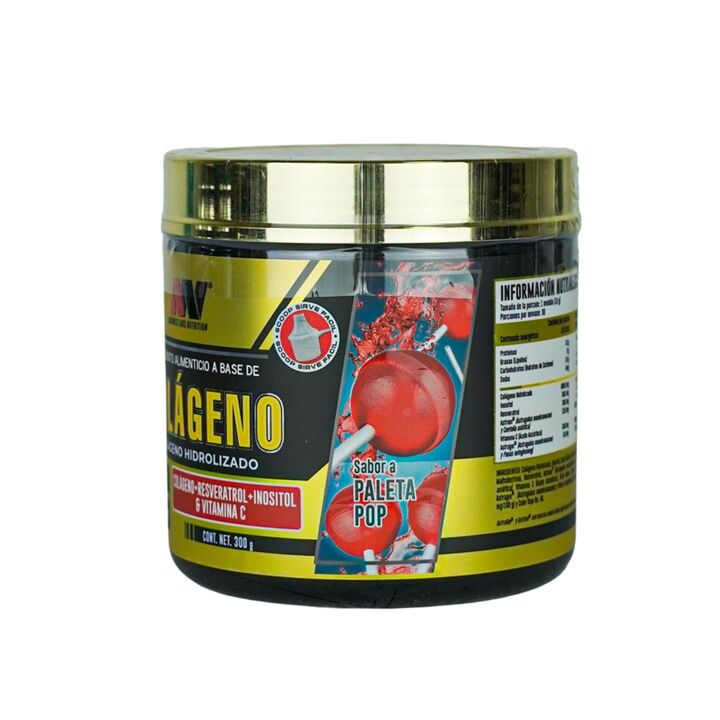 Advance Nutrition | Colágeno con Astragin® + Astrion con Resveratrol, Inostitol, y Vitamina C | Paleta pop | 30 Serv