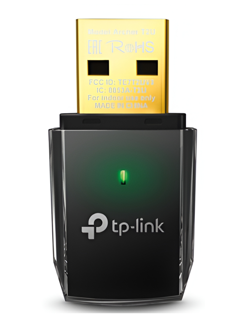 ADAPTADOR USB INALÁMBRICO TP LINK AC600 BANDA DUAL.