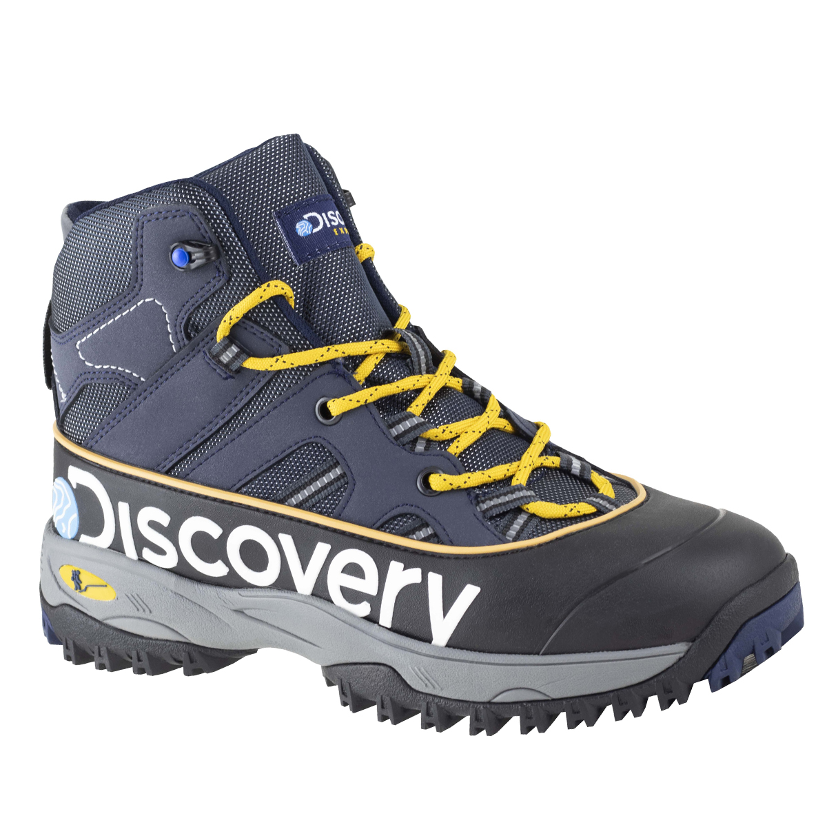 Botas Para Hombre Tipo Senderismo Camping Discovery 2084 Marino Outdoor.