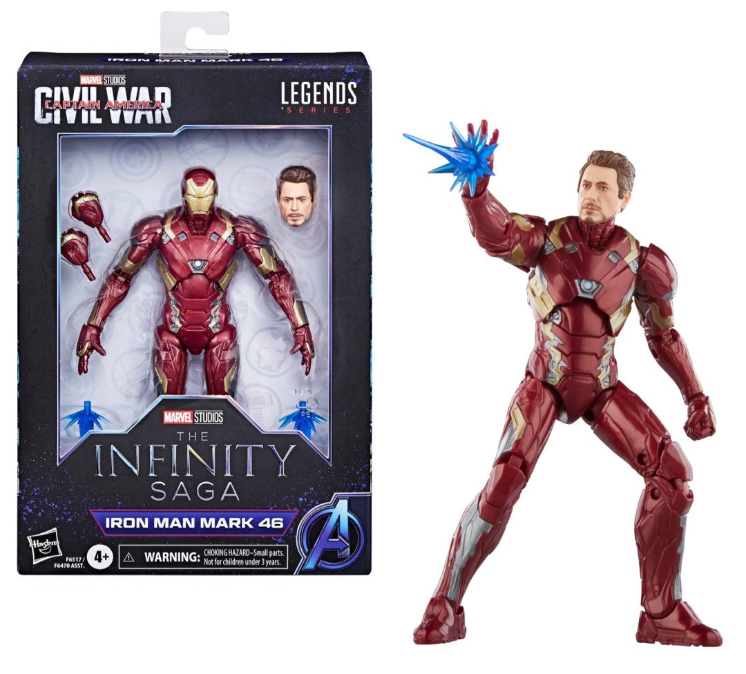Avengers: Infinity Saga Marvel Legends Iron Man Mark 46.