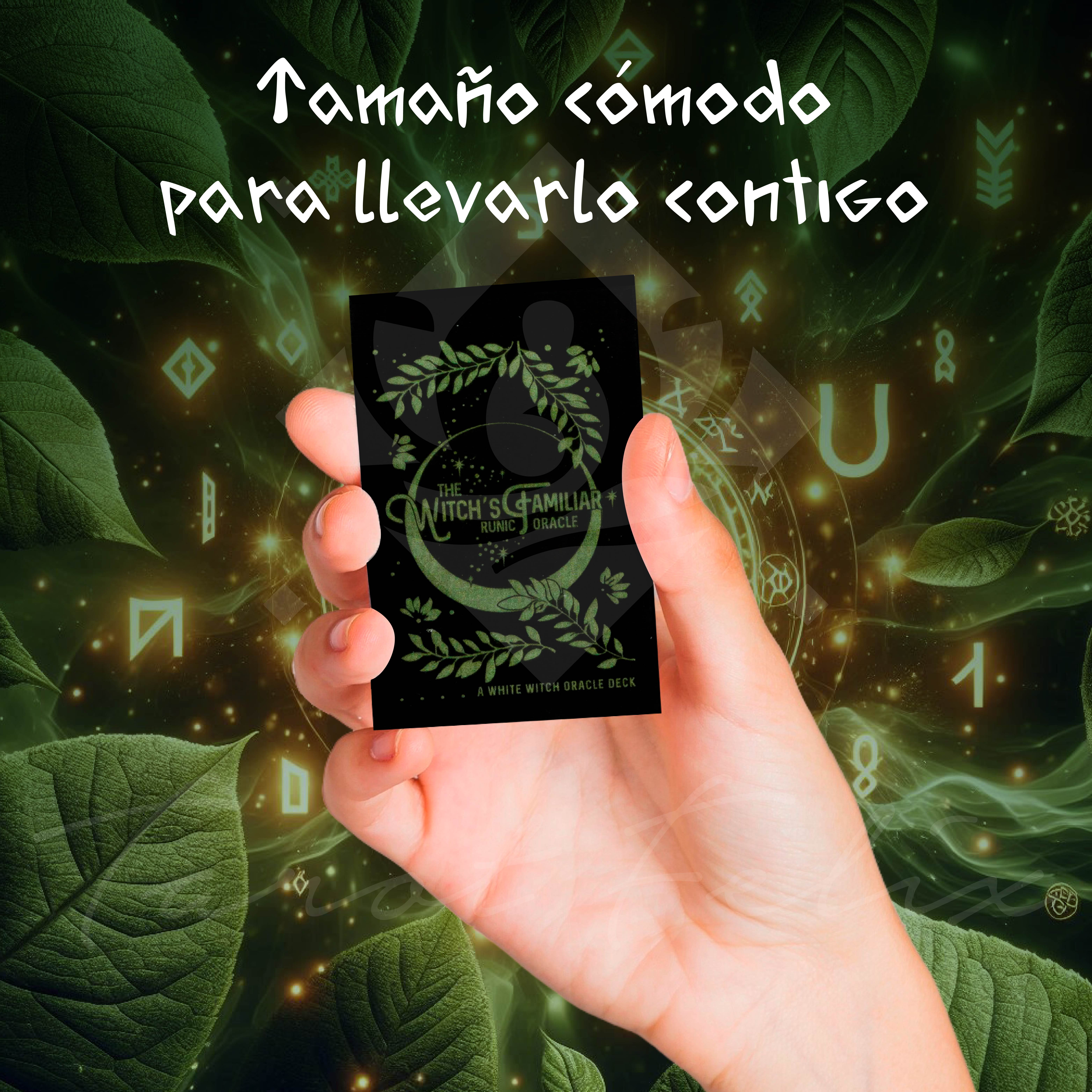 Cartas Oráculo Runico Familiares De La Bruja.