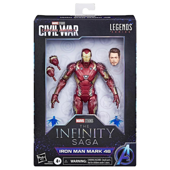 Avengers: Infinity Saga Marvel Legends Iron Man Mark 46.