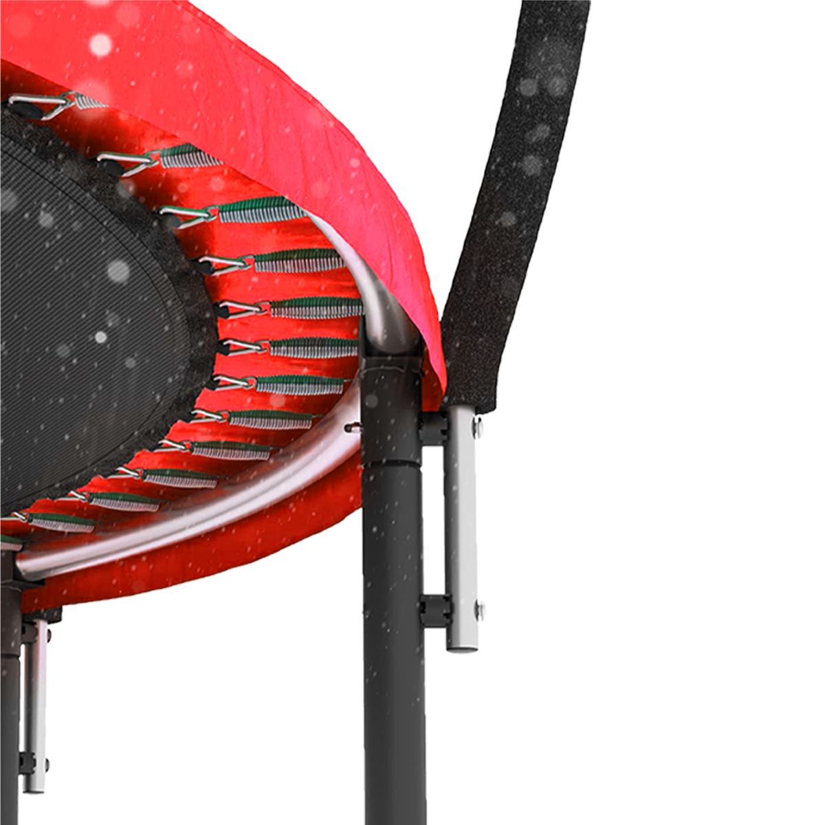 Trampolín Level Kids Pumpkin 14 ft Rojo.