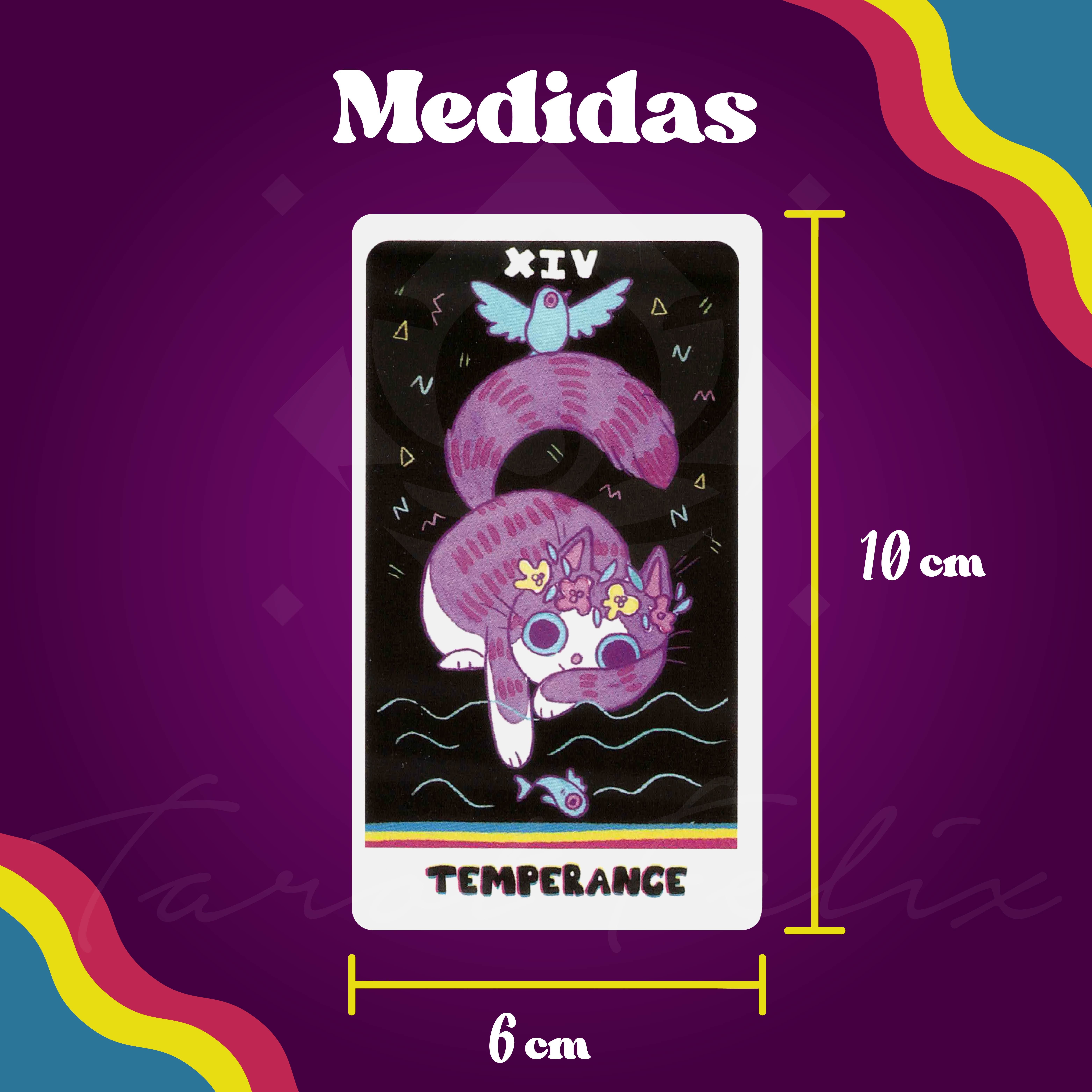Tarot Gatos Raros Baraja Weird Cat Unico y Divertido.