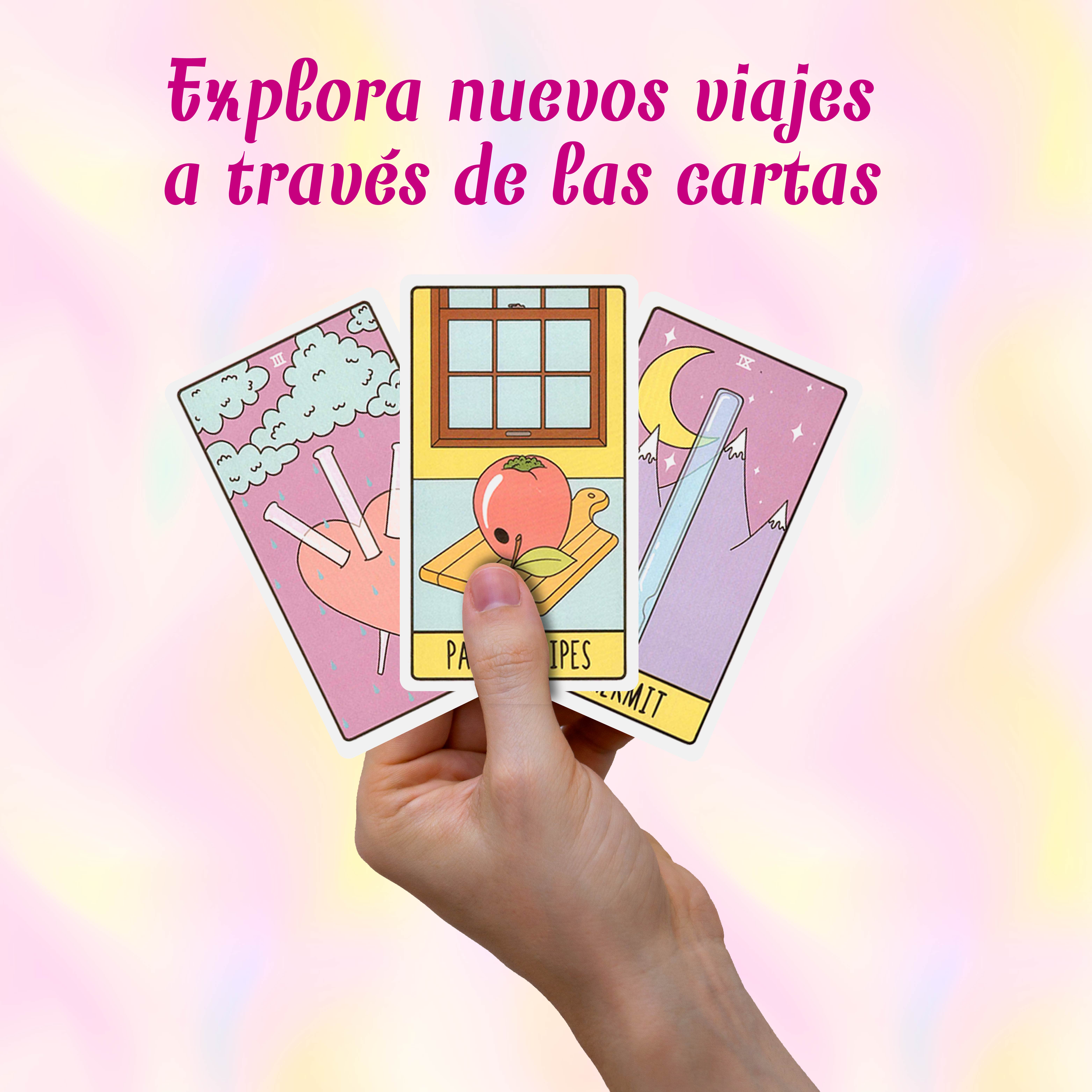 Baraja Pot Tarot 78 Cartas Libertad y Autoexpresión .