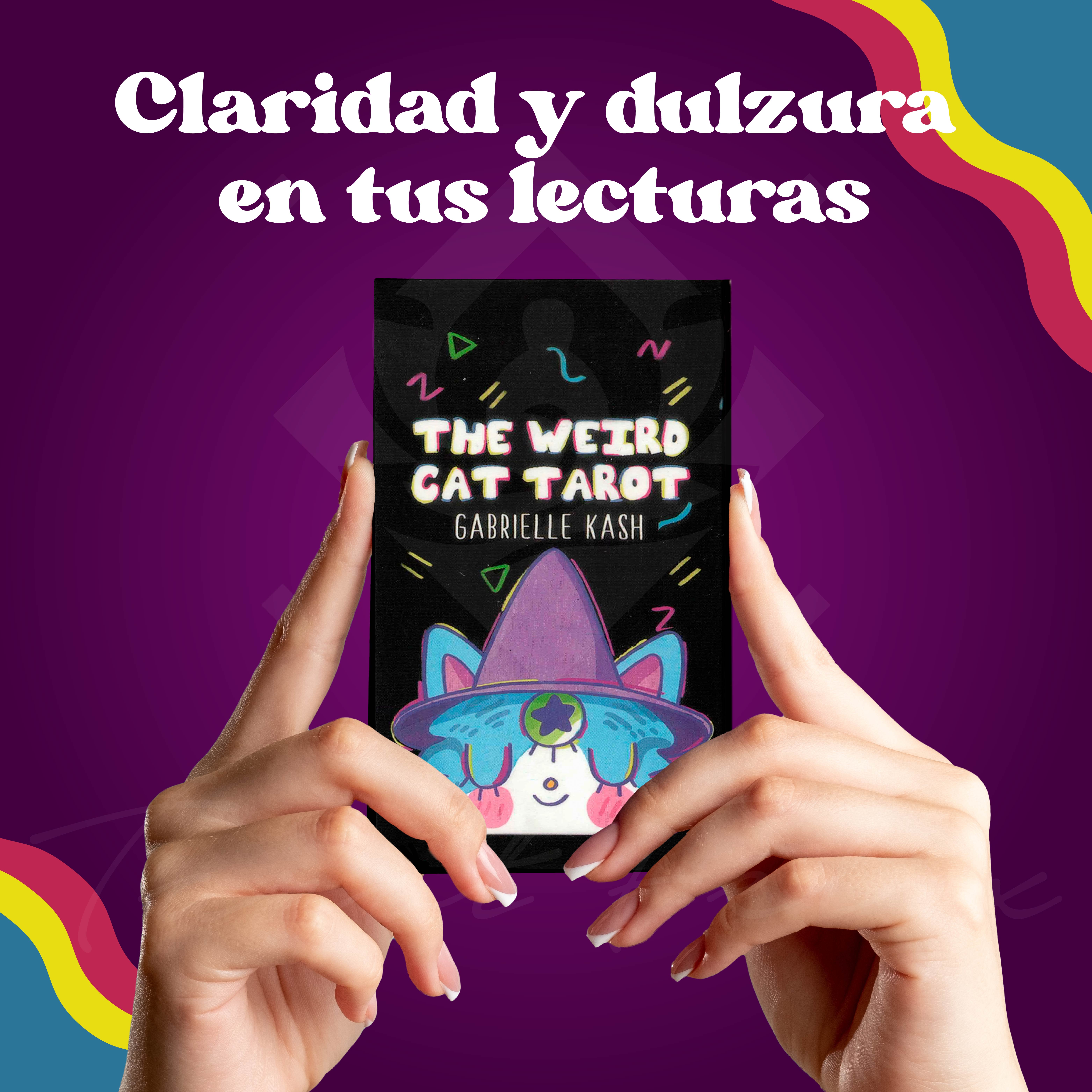 Tarot Gatos Raros Baraja Weird Cat Unico y Divertido.