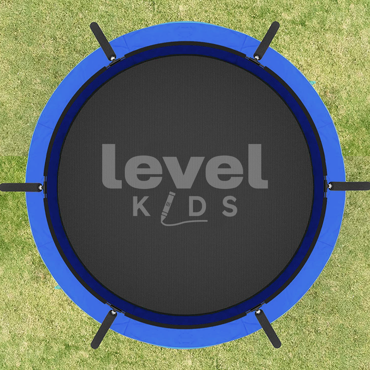 Trampolín Level Kids Pumpkin 14 ft Azul.