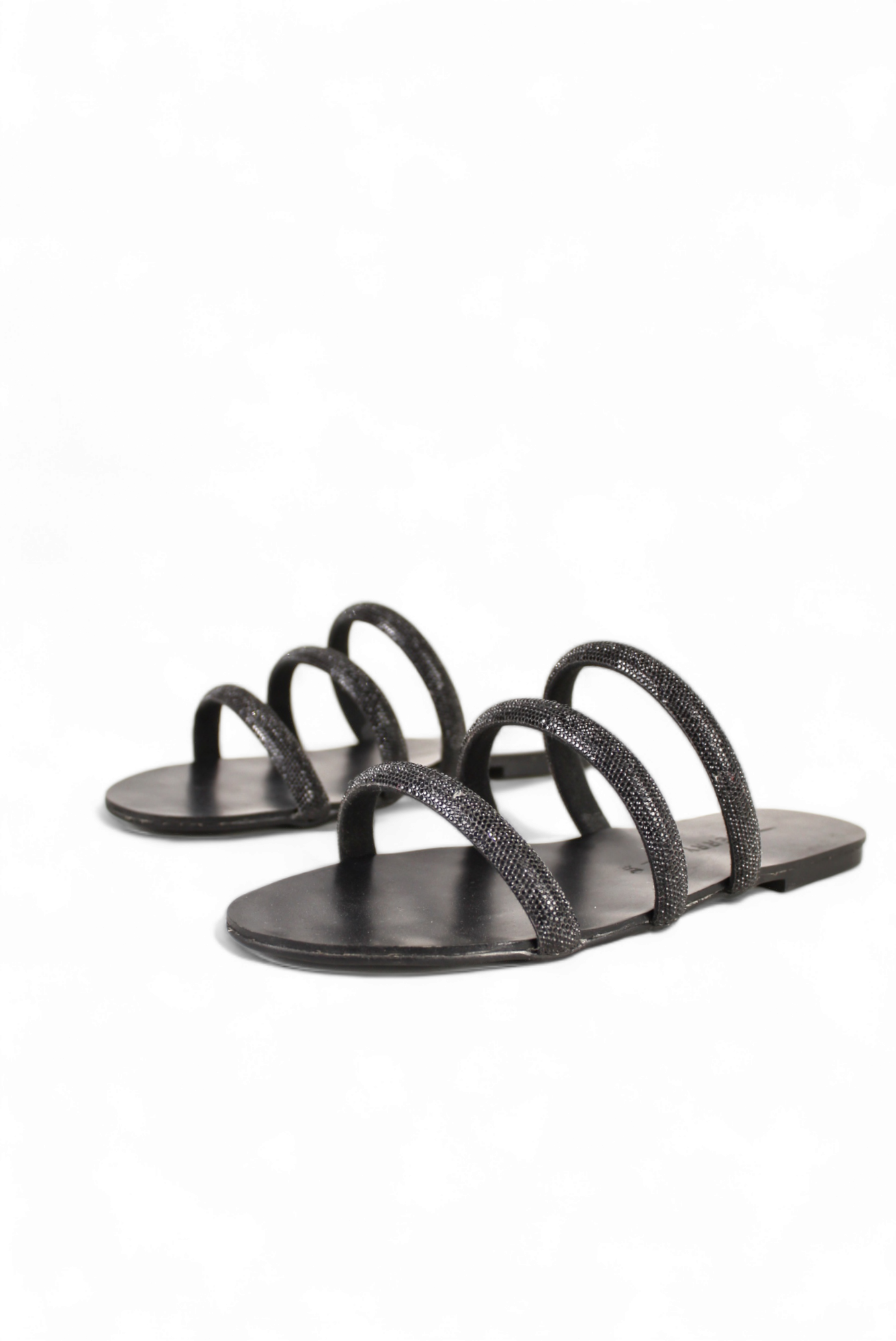 SANDALIA TRIPLE TIRA BRILLOS PREMIUM BERRY 7358.