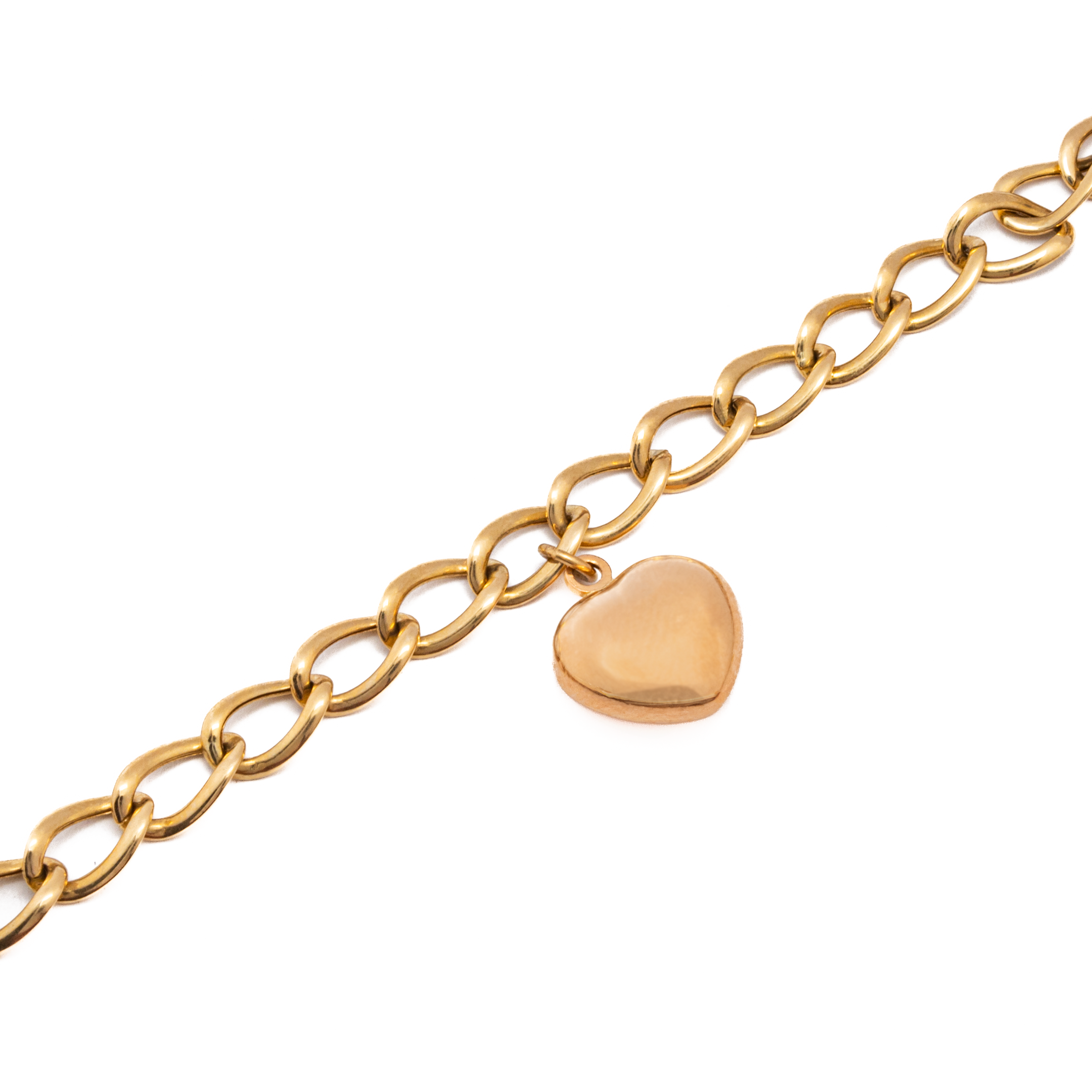Pulsera Corazones 3 Oros 14 Kilates. Oro Fino Joyería..