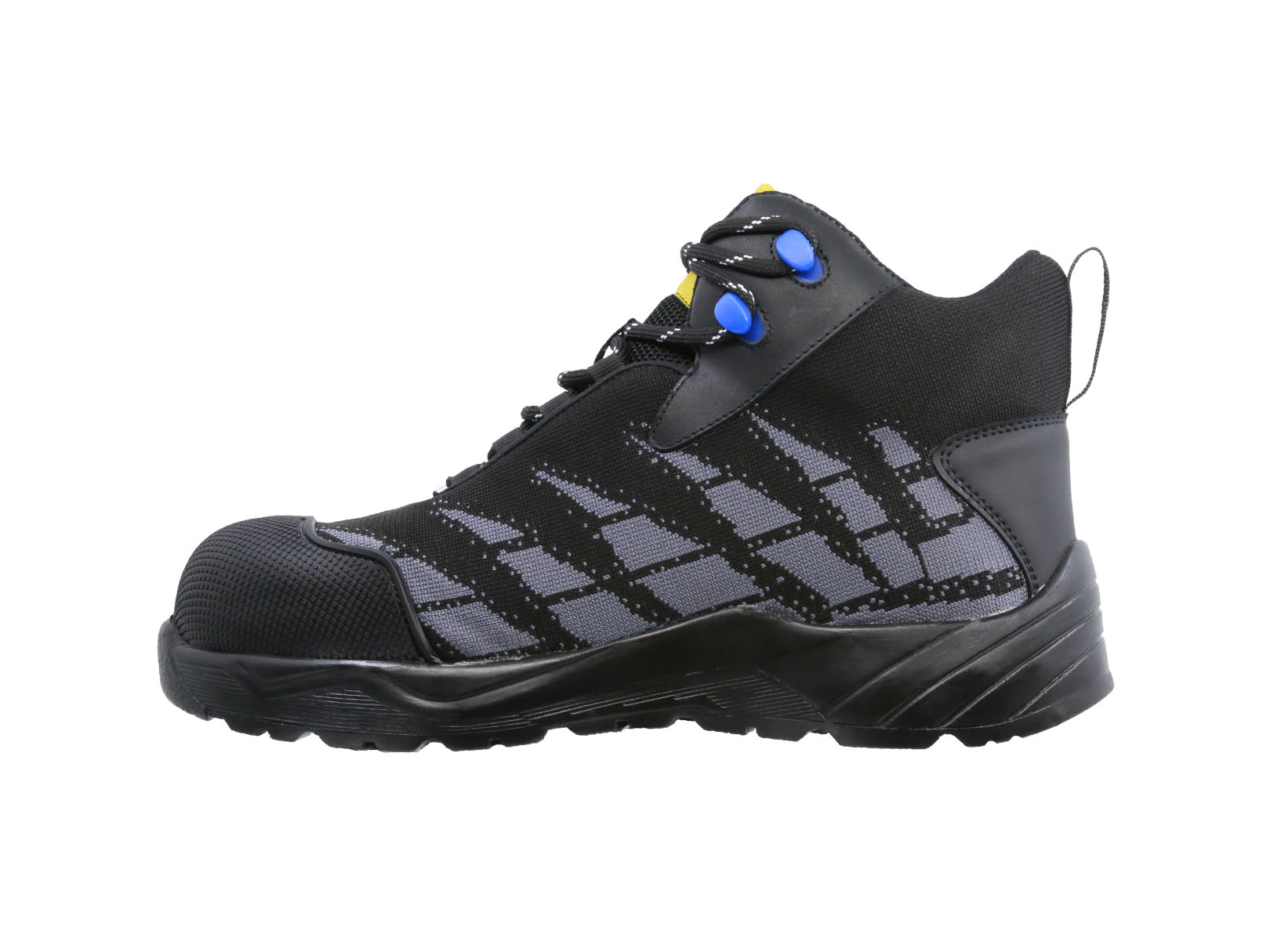 Botín Industrial Look Sport Textil Triples Pro Set 503 Negro para Hombre