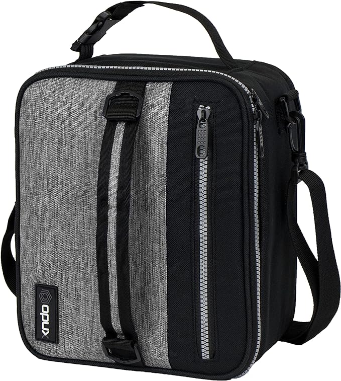 opux - Fiambrera aislada para hombres y mujeres, adultos, bolsa de almuerzo compacta para niños, niñas, adolescentes, bolsa de almuerzo suave para el trabajo y la escuela, lonchera a prueba de fugas,.