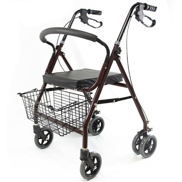 Andadera Ligera Canastilla Plegable Adulto Mayor Rollator