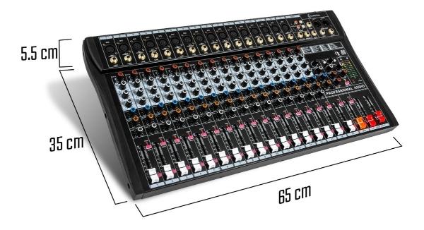 Mezcladora Mixer 16 Canales Bluetooth Usb Sonido Estudio 