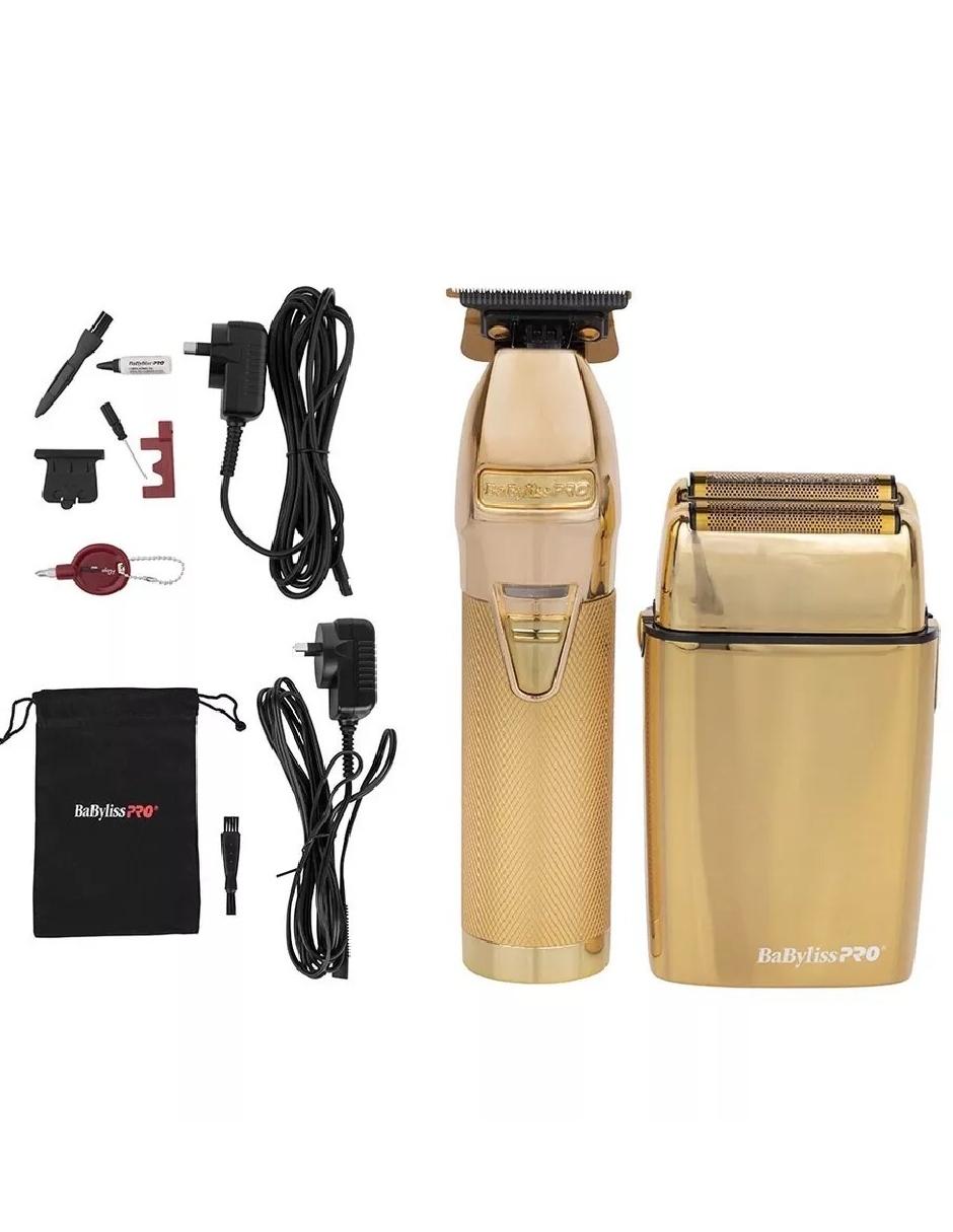 Combo Babyliss Goldfx Colección Shaver Y Terminador Skeleton