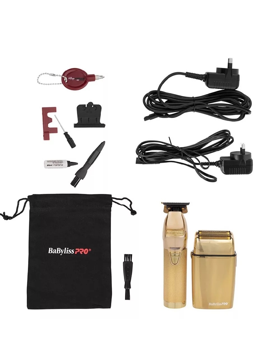 Combo Babyliss Goldfx Colección Shaver Y Terminador Skeleton