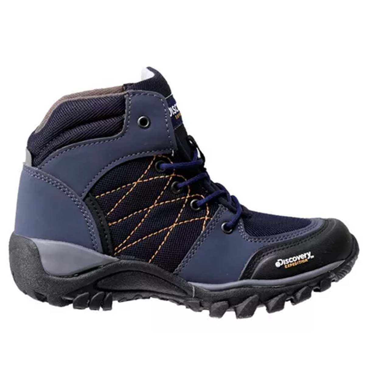 Botas Urbanas Para Mujer Discovery Liberty 1962 Azul Marino Tipo Senderismo.