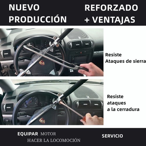 Bloqueo Universal Para Volante De Coche Jetta Bmw Golf Audi.