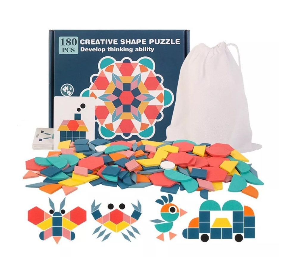 Rompecabeza Montessori Juguete Didáctico Madera Niño.