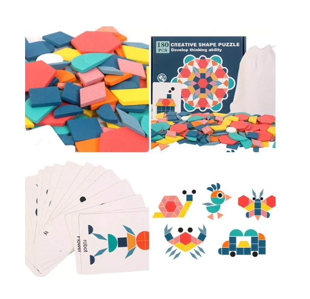 Rompecabeza Montessori Juguete Didáctico Madera Niño.