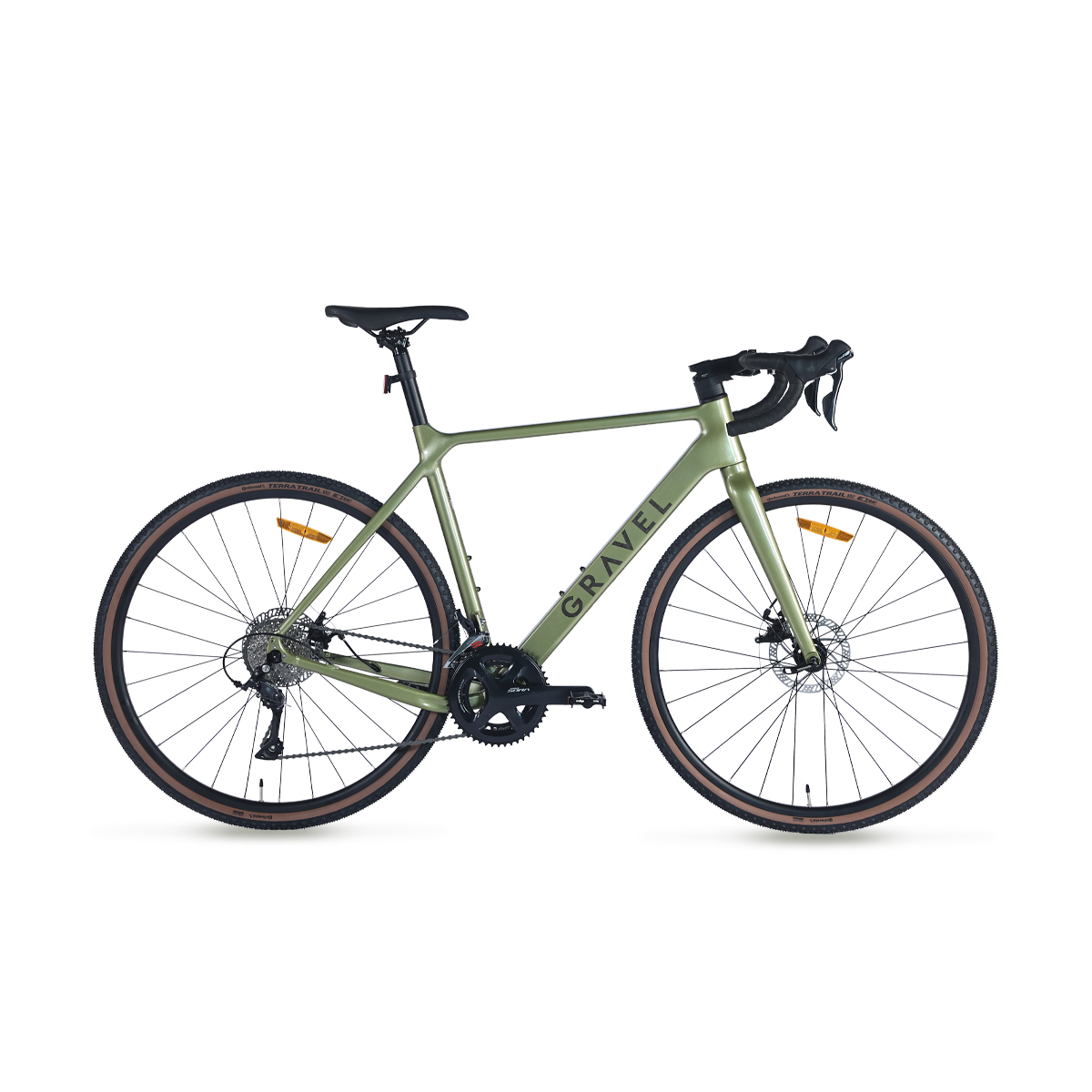 BICICLETA DE GRAVEL TUCSON R700 47 VERDE.