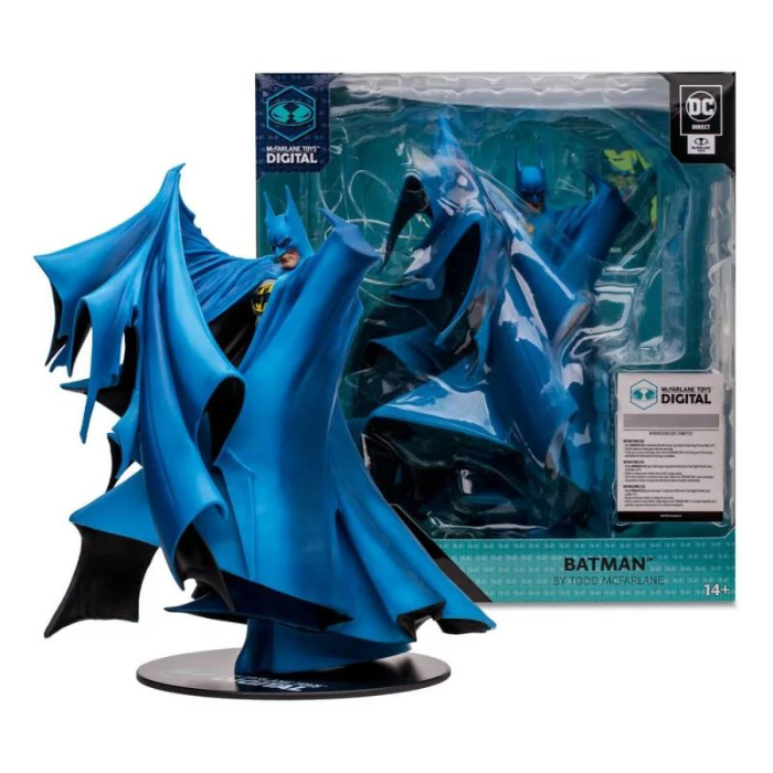 DC Direct Batman By Todd McFarlane 12” Estatua (Azul) + Digital.
