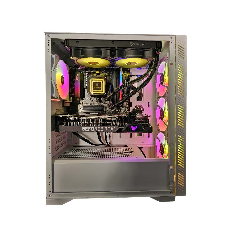 CPU AMD RYZEN 7 5700X/ RTX3070TI/ 32 GB RAM/ 1TB SSD M.2/ MB B550M/  750W 80 PLUS.