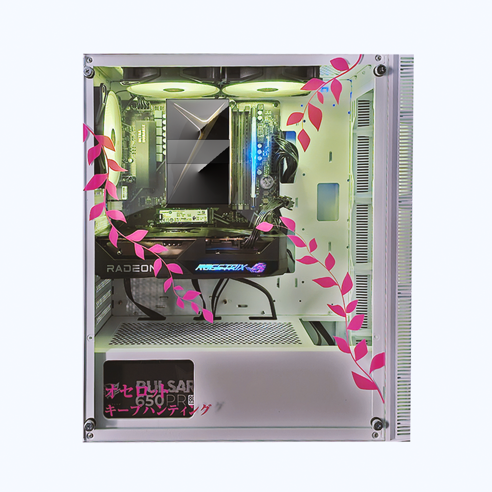 CPU AMD RYZEN 5 5500/ RX6600XT/ 32 GB RAM/ 1TB SSD M.2/ MB B550M/ 650W 80 PLUS.