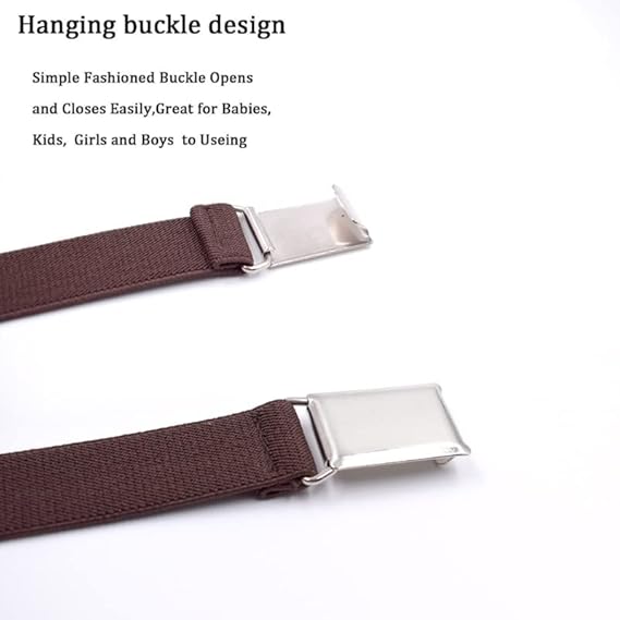 Kids Buckle Belt Kid Adjustable Elastic Belt Boy Stretch Belt for Children Boys Girls.