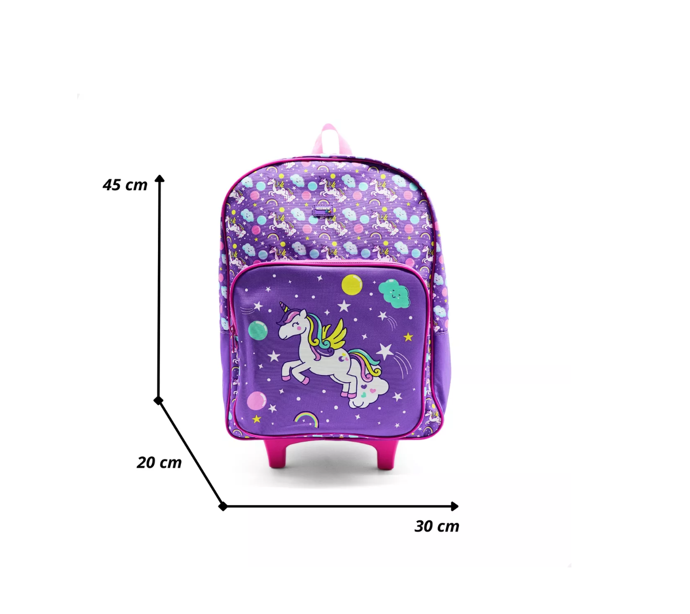ML Mochila Escolar  Kids Con Ruedas Set De 5 Piezas Infantil Unicornio Lonchera Con Porta Lunch.