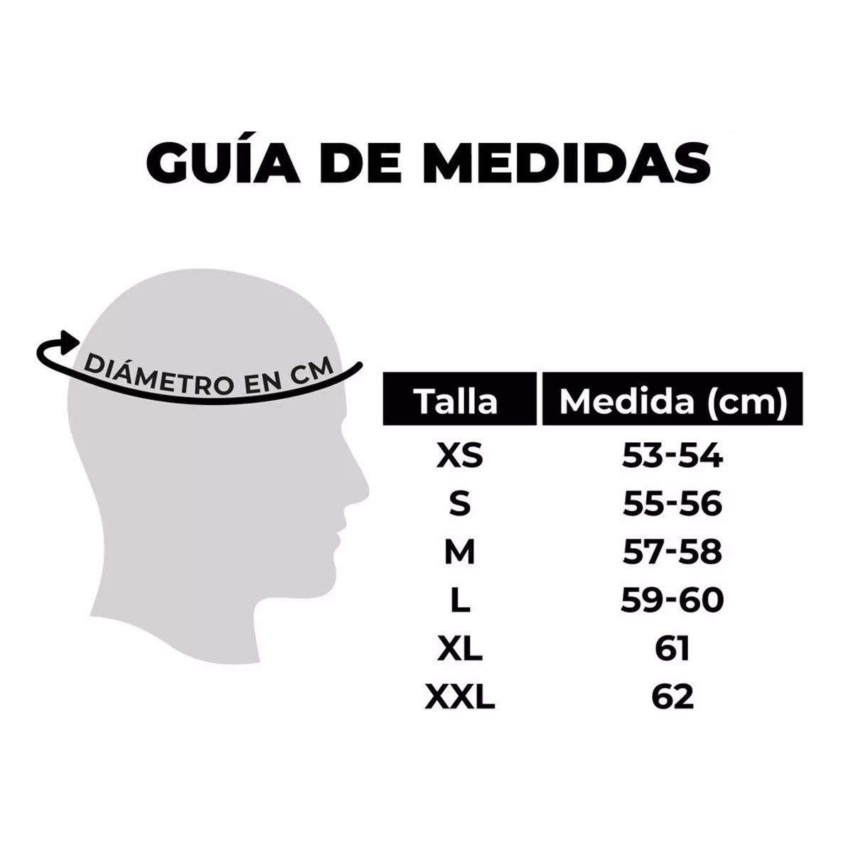 Casco Blanco Abatible Luz Led Mica Interna Certificado Ns Rs Talla XL.