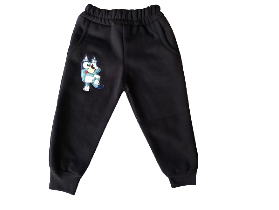 conjunto pants felpa bordado bluey niño niña bebes 