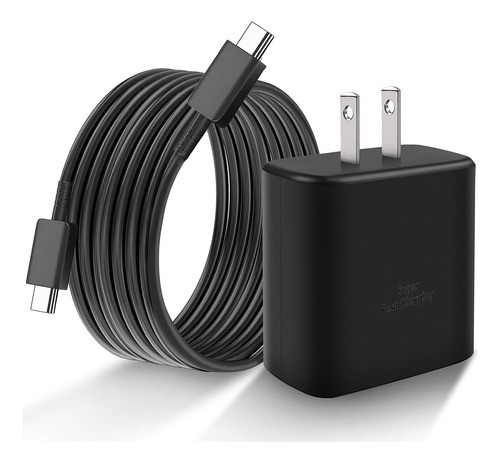 Cargador Carga Rápida Tipo C 45w Para Samsung S22 S23 Ultra.