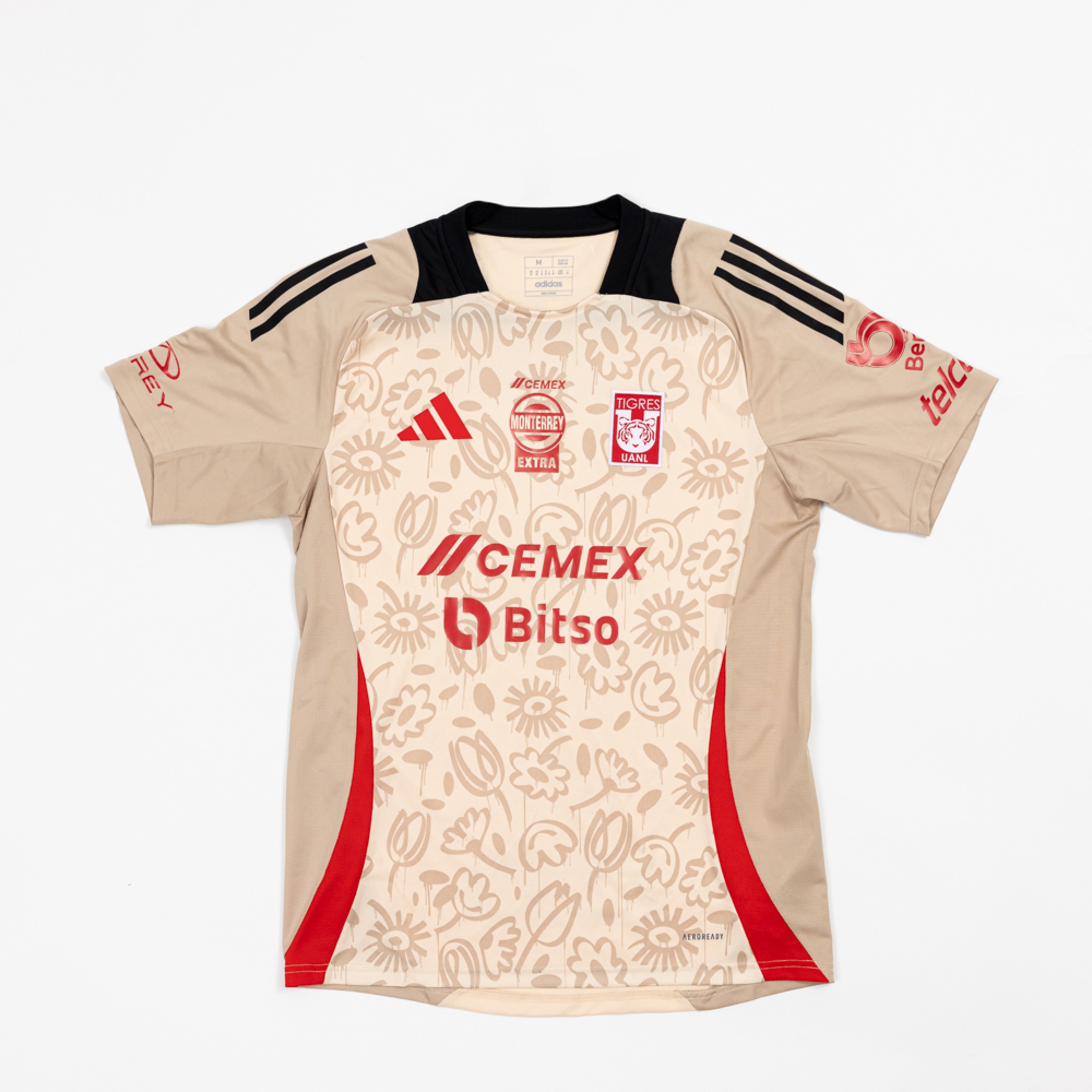 Nuevo! Jersey Tigres UANL Nuevo Leon 2024 Edicion Especial Dia de la Tierra Cafe Talla XL.