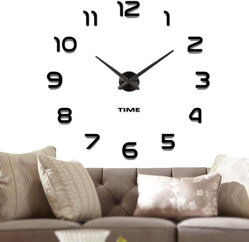 Reloj De Pared Digital 3d Moderno Y Grande De 110 cm