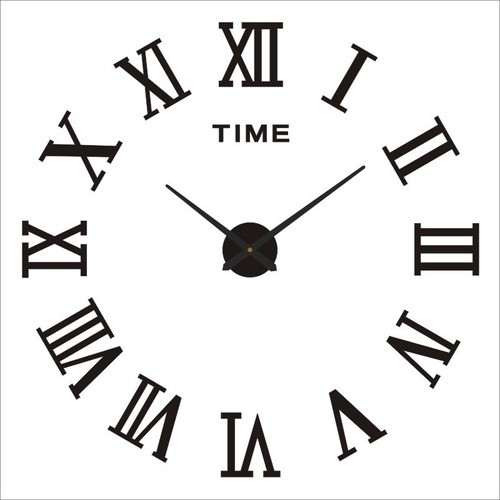 Reloj De Pared 3d Moderno Grande De Cuarzo Y Acrílico Nuevo.